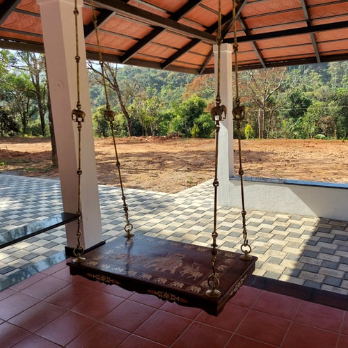 The veranda swing