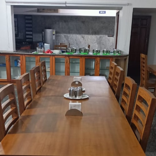 The dining room